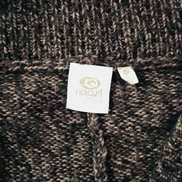 RIPCURL Sweater Sz XS Short Sleeve Gray Cardigan - Picture 7 of 8